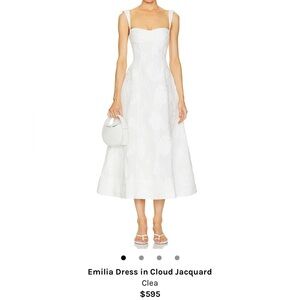 Clea Emilia Dress in Cloud Jacquard size XS - worn once